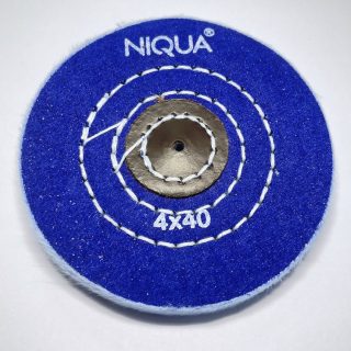 Poliravimo diskas  NIQUA mėlynas 4x40
