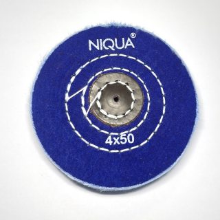Poliravimo diskas  NIQUA keitas mėlynas 4x50