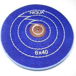 Poliravimo diskas NIQUA kietas mėlynas 6x40