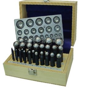 Anka ir puansonų rinkinys metalo formavimui nuo 3 iki 32 mm