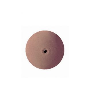 Silikoninis diskelis kietas rudas 22x4 mm linzė blizginimui