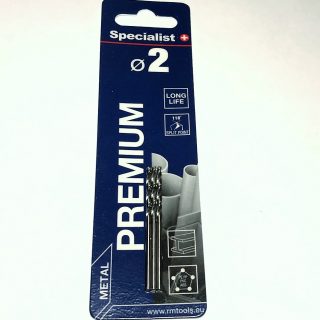 Specialist+ Premium  grąžtai ⌀2.0 mm 3 vnt