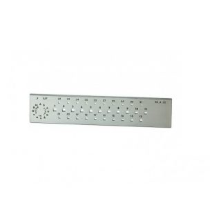 Kvadratinio profilio filjeris 5F 5mm-2mm