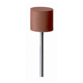 Silikoninis cilindras kietas rudas su koteliu 14x12 mm poliravimui