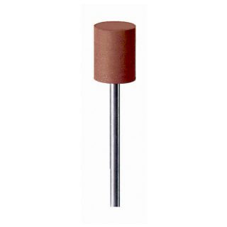 Silikoninis cilindras kietas rudas su koteliu 10x12 mm poliravimui