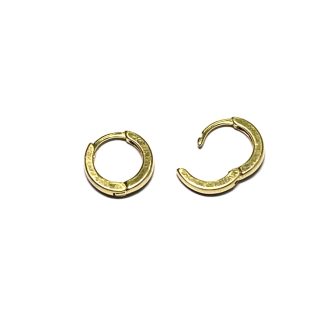 Užsegimas auskarui sidabrinis  paauksuotas 13.3 mm , be kilpelės AG925