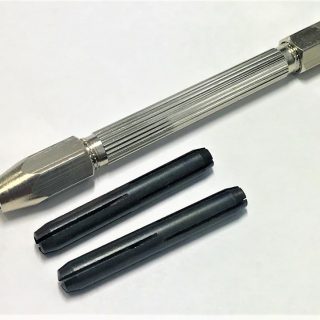 Įrankių laikiklis dvipusis keičiamomis cangomis Ø 0.1-3.2 mm