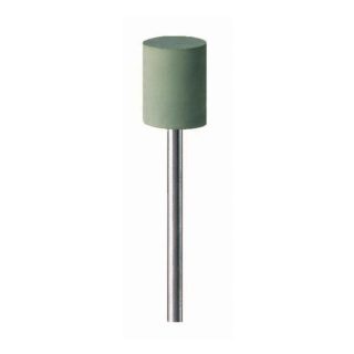 Silikoninis cilindras kietas žalias su koteliu 10x12 mm poliravimui