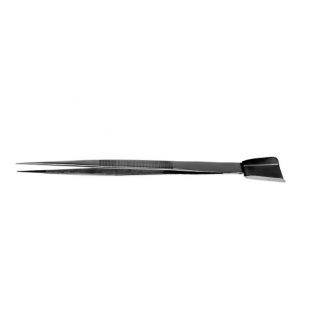 Pincetas tiesus su samteliu 180 mm