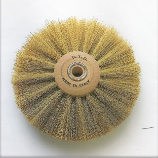 Žalvarinis šepetys Ø 80 mm