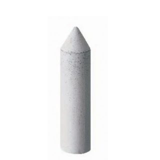 Silikoninis diskelis baltas 6x24 mm cilindras smailėjantis grubiam apdirbimui