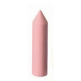 Silikoninis cilindras smailėjantis rožinis 6x24 mm blizginimui