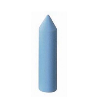 Silikoninis  melsvas  6x24 mm cilindras smailėjantis  galutiniam apdirbimui