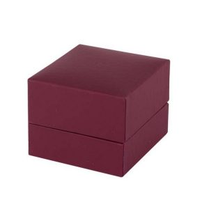 Dėžutė žiedui bordo 47x52x38 mm