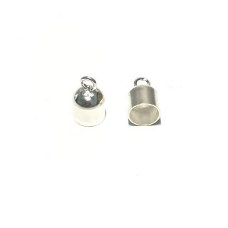 Užbaigimas virvutei sidabrinis 7.0 mm